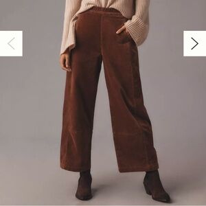 The Izzie Relaxed Pull-On Barrel Pants by Pilcro: Corduroy Edition